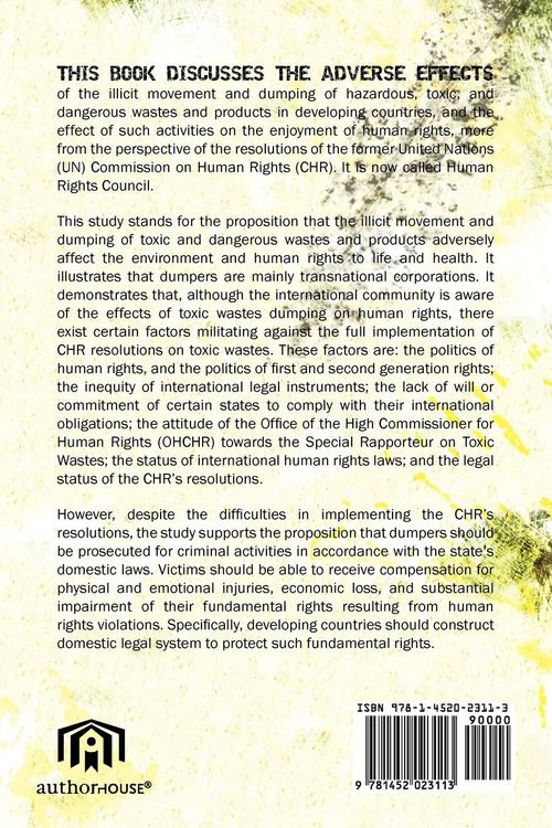 Produktbild: Toxic Waste and Human Rights