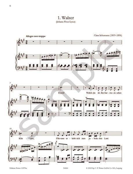 Produktbild: Clara Schumann Anniversary Songbook (High Voice)
