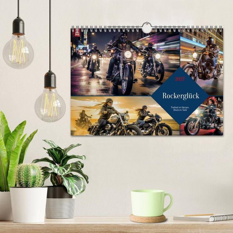 Produktbild: Rockergl&uuml;ck (Wandkalender 2027 DIN A4 quer), CALVENDO Monatskalender