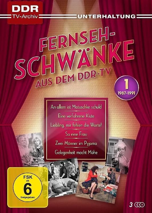Produktbild: Fernsehschw&auml;nke aus dem DDR-TV - Box 1 - 1987-91 (DDR TV-Archiv) [3 DVDs]