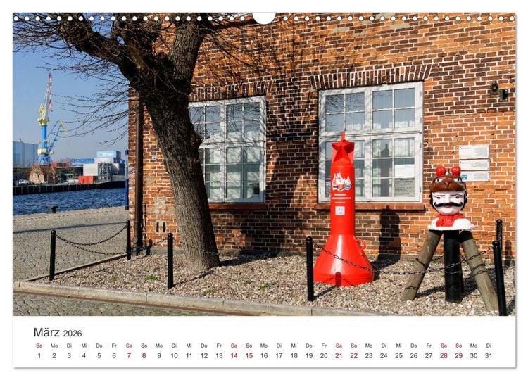 Produktbild: Unser sch&ouml;nes Wismar (Wandkalender 2026 DIN A3 quer), CALVENDO Monatskalender