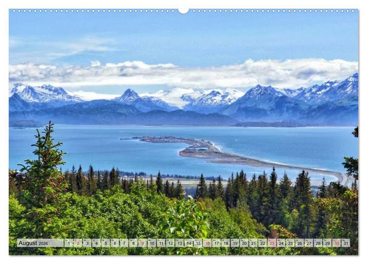 Produktbild: Alaska und Kanada (hochwertiger Premium Wandkalender 2026 DIN A2 quer), Kunstdruck in Hochglanz