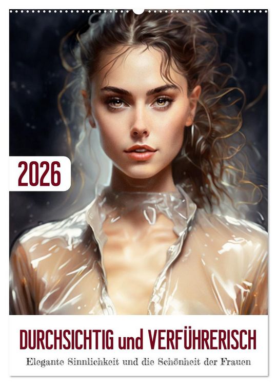 Produktbild: Durchsichtig und verf&uuml;hrerisch (Wandkalender 2026 DIN A2 hoch), CALVENDO Monatskalender