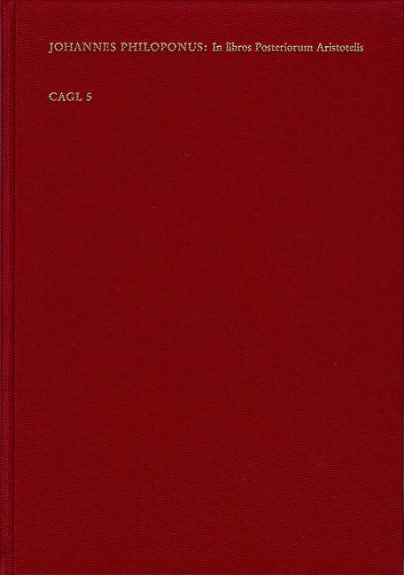 Produktbild: Commentaria in Libros Posteriorum Aristotelis