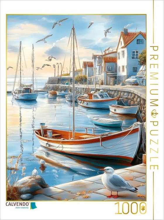 Produktbild: CALVENDO Puzzle Boote - unverzichtbar | 1000 Teile Lege-Gr&ouml;&szlig;e 64x48cm Foto-Puzzle f&uuml;r gl&uuml;ckliche Stunden