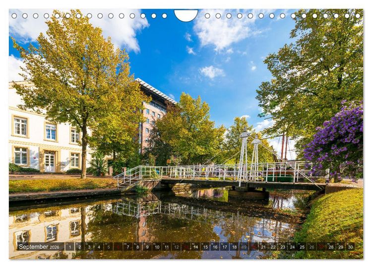 Produktbild: Papenburg - Venedig des Nordens (Wandkalender 2026 DIN A4 quer), CALVENDO Monatskalender
