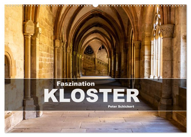 Produktbild: Faszination Kloster (Wandkalender 2026 DIN A2 quer), CALVENDO Monatskalender
