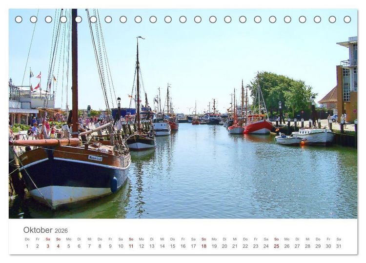 Produktbild: Mein B&uuml;sum - Das wundersch&ouml;ne Nordseeheilbad in Schleswig-Holstein (Tischkalender 2026 DIN A5 quer), CALVENDO Monatskalender