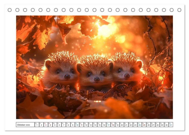 Produktbild: Augen wie Kn&ouml;pfe (Tischkalender 2026 DIN A5 quer), CALVENDO Monatskalender