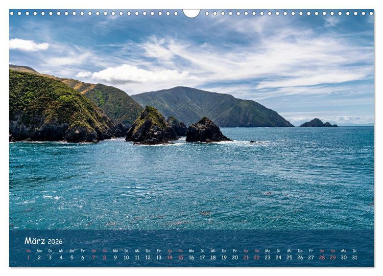 Produktbild: Magische Orte: Neuseeland (Wandkalender 2026 DIN A3 quer), CALVENDO Monatskalender
