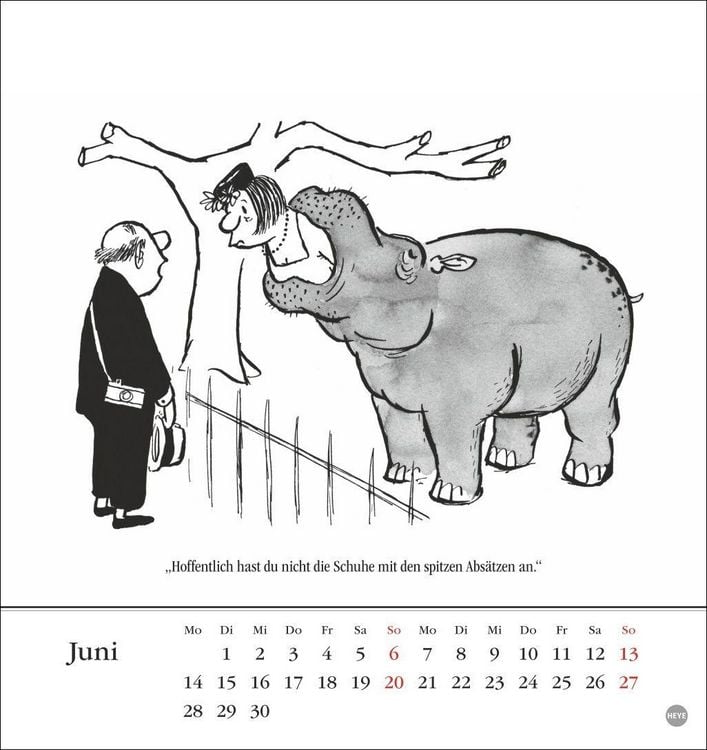 Produktbild: Loriot Postkartenkalender 2027