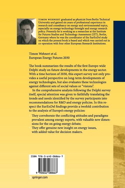 Produktbild: European Energy Futures 2030