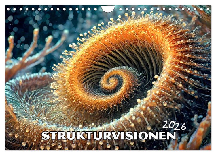 Produktbild: Strukturvisionen (Wandkalender 2026 DIN A4 quer), CALVENDO Monatskalender