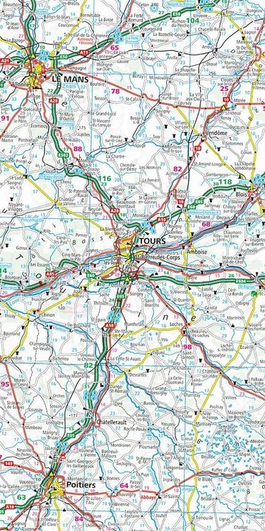 Produktbild: K&uuml;mmerly+Frey Strassenkarte Frankreich 1:1 Mio.