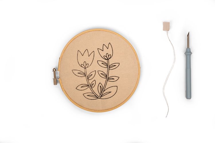 Produktbild: Tulips Punch Needle Kit