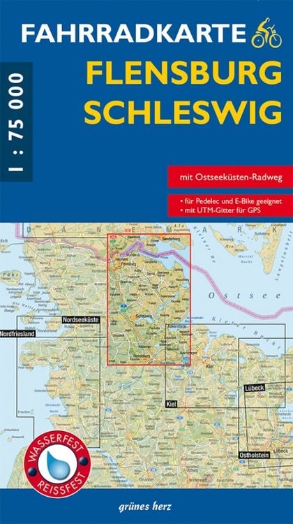 Produktbild: Fahrradkarte Flensburg, Schleswig
