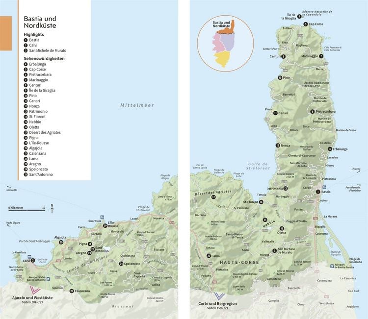Produktbild: Vis-&agrave;-Vis Reisef&uuml;hrer Korsika