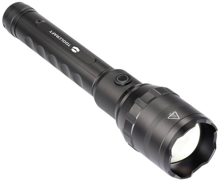 Produktbild: TOOLCRAFT LED Taschenlampe mit USB-Schnittstelle akkubetrieben 8000lm 10h 730g