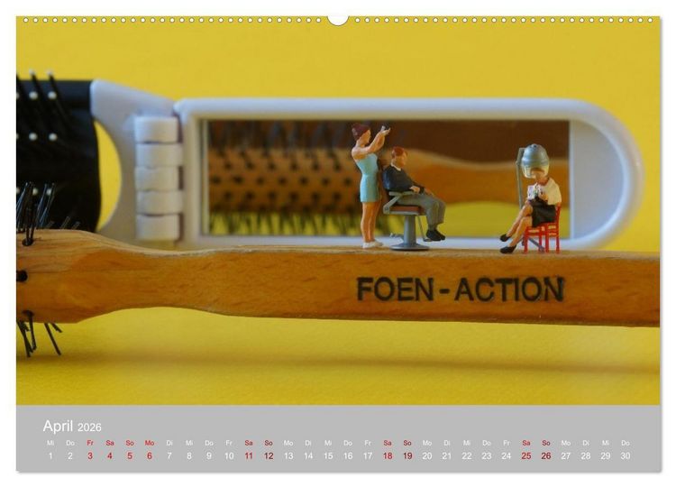 Produktbild: Das zweite Leben von Miniatur-Figuren (Wandkalender 2026 DIN A2 quer), CALVENDO Monatskalender
