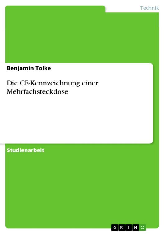 Produktbild: Die CE-Kennzeichnung einer Mehrfachsteckdose