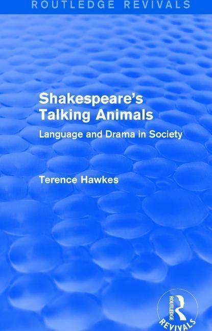 Produktbild: Hawkes, T: : Shakespeare's Talking Animals (1973)