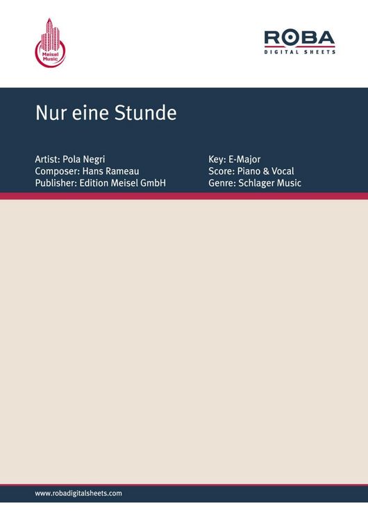Produktbild: Nur eine Stunde