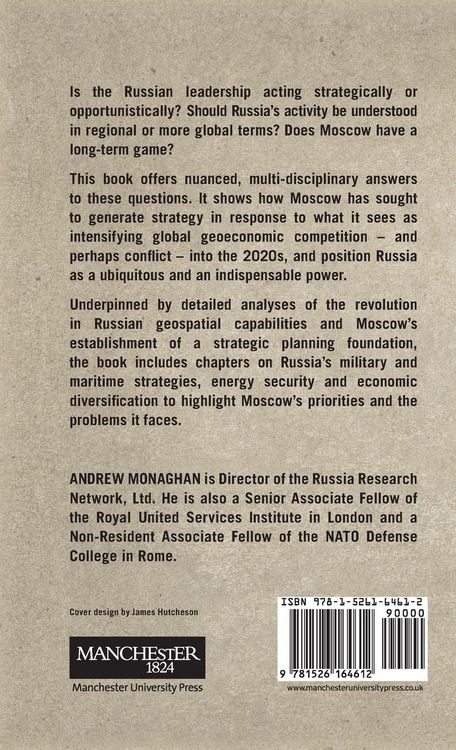 Produktbild: Russian Grand Strategy in the era of global power competition