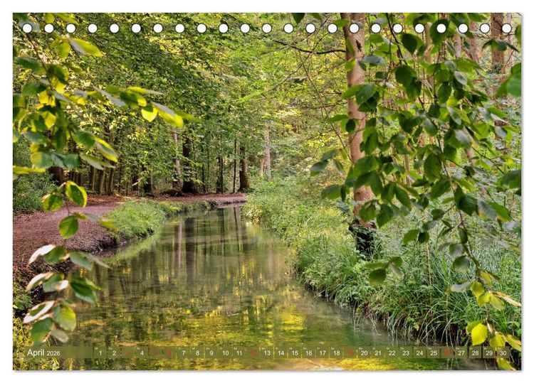 Produktbild: Augsburg - Stadt des Wassers zwischen Lech und Wertach (Tischkalender 2026 DIN A5 quer), CALVENDO Monatskalender