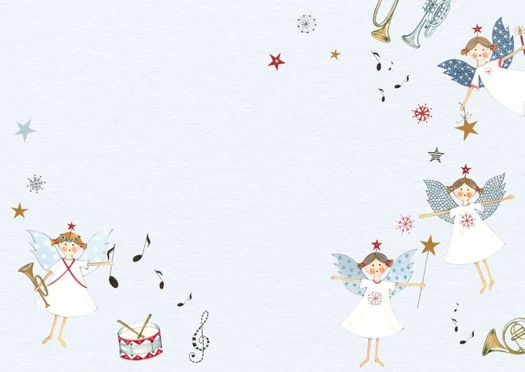 Produktbild: Design Paper Besinnliche Weihnachten DIN A5. Mit Falz f&uuml;r Klappkarten