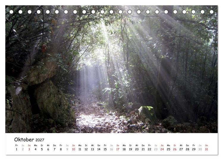 Produktbild: Camino di Assisi - Franziskusweg (Tischkalender 2027 DIN A5 quer), CALVENDO Monatskalender