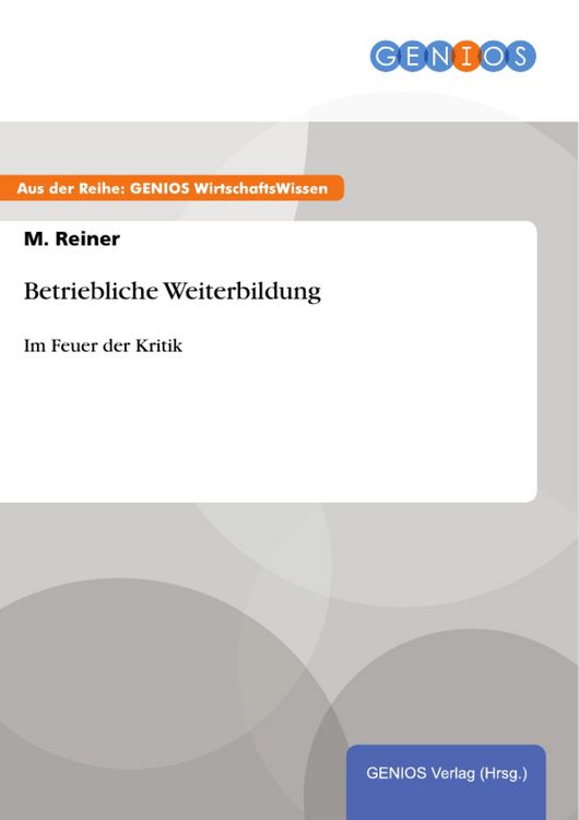 Produktbild: Betriebliche Weiterbildung