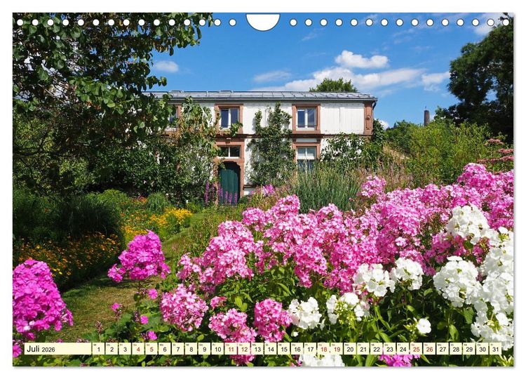 Produktbild: Der Hermannshof Das Parkjuwel in Weinheim an der Bergstra&szlig;e (Wandkalender 2026 DIN A4 quer), CALVENDO Monatskalender