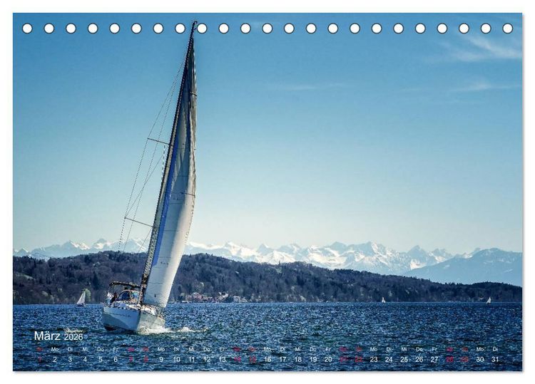 Produktbild: Impressionen vom Starnberger See (Tischkalender 2026 DIN A5 quer), CALVENDO Monatskalender
