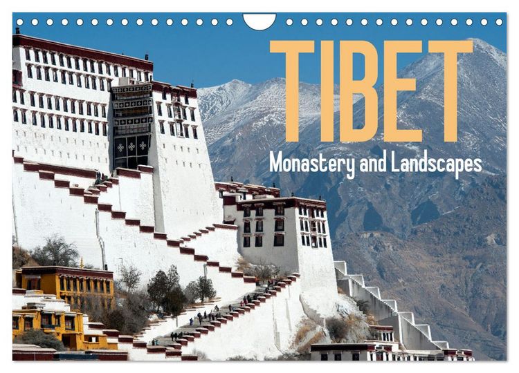 Produktbild: Tibet Monastery and landscapes (Wall Calendar 2026 DIN A4 landscape), CALVENDO 12 Month Wall Calendar
