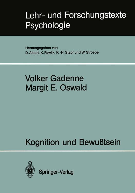 Produktbild: Kognition und Bewu&szlig;tsein