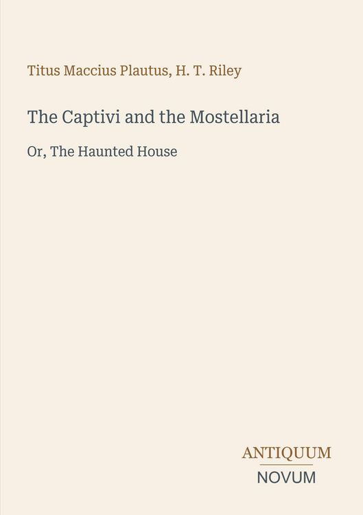 Produktbild: The Captivi and the Mostellaria