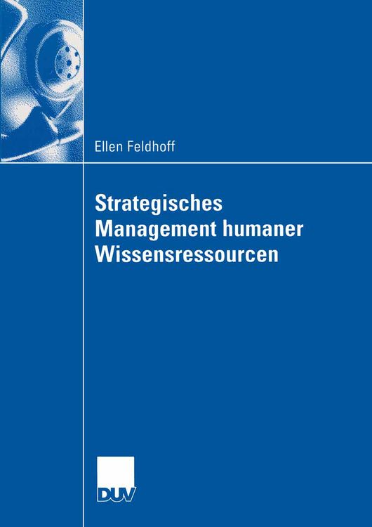 Produktbild: Strategisches Management humaner Wissensressourcen