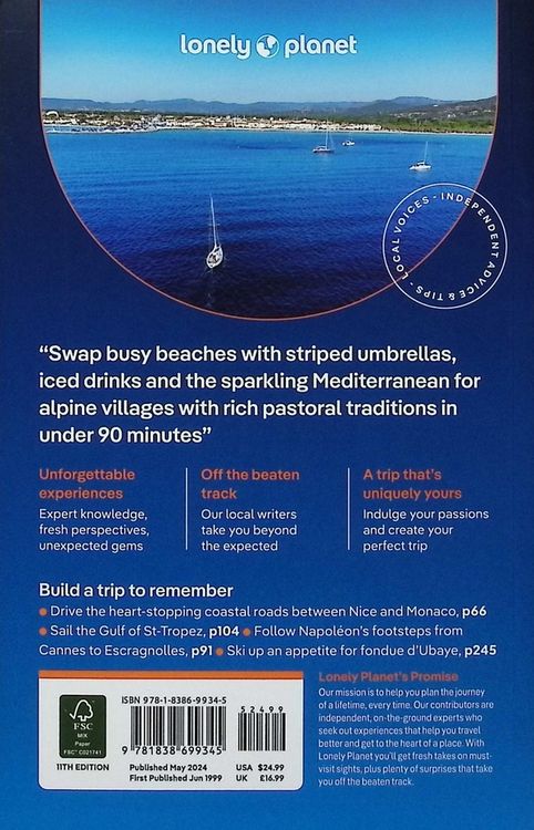 Produktbild: Lonely Planet Provence & the Cote d'Azur