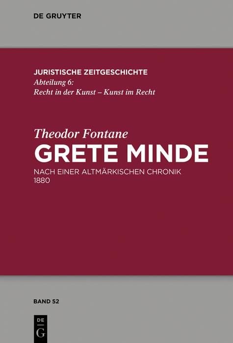 Produktbild: Theodor Fontane, Grete Minde