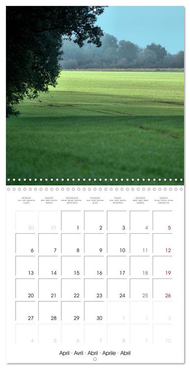Produktbild: Les couleurs de la Vienne (Calendrier mural carr&eacute; 2026 30x30 cm) Calendrier double avec une page pour vos prises de notes