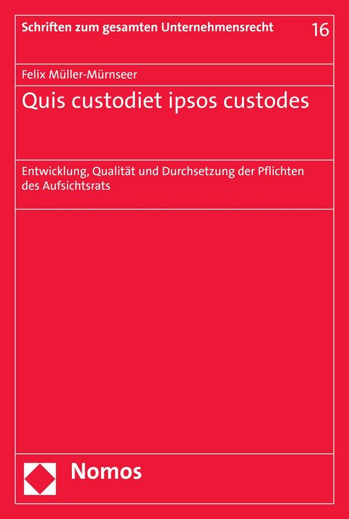 Produktbild: Quis custodiet ipsos custodes