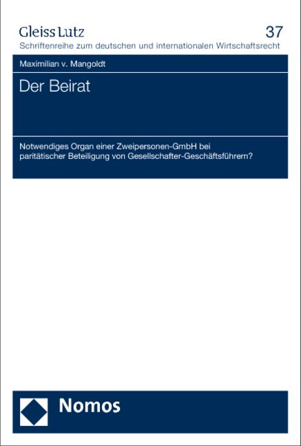 Produktbild: Der Beirat