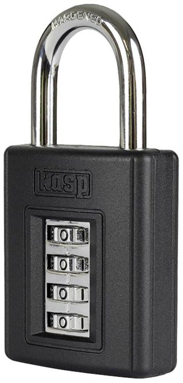 Produktbild: Kasp K11550D Vorh&auml;ngeschloss 50mm Zahlenschloss