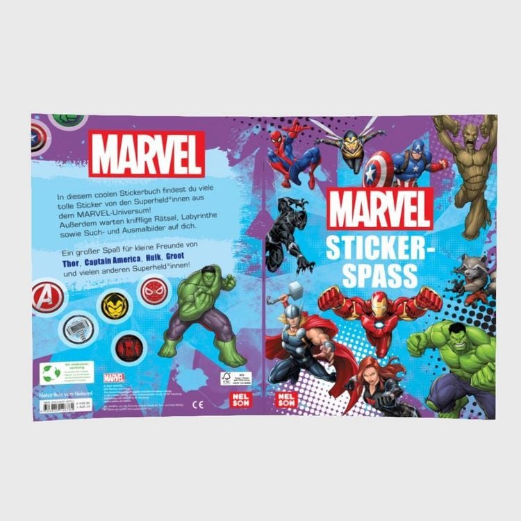Produktbild: MARVEL: Stickerspa&szlig;