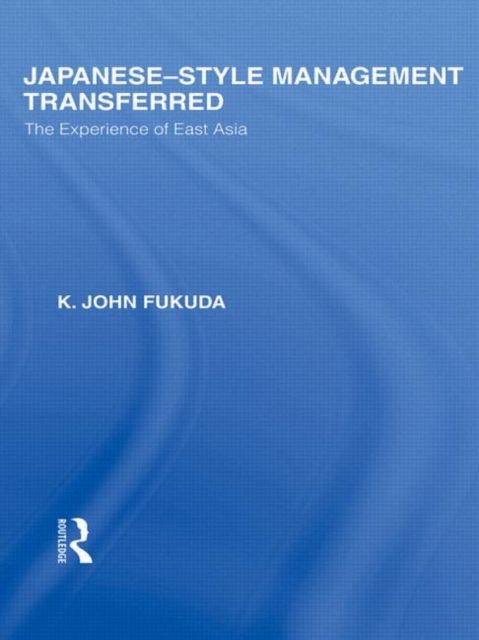 Produktbild: Fukuda, K: Japanese-Style Management Transferred