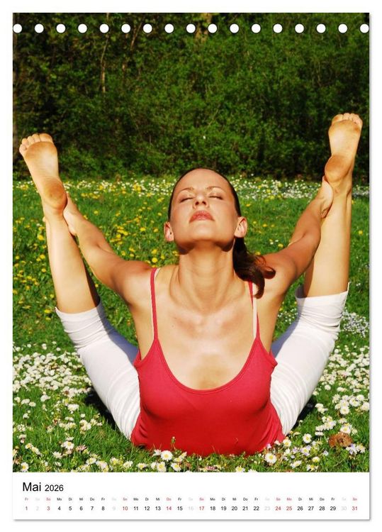 Produktbild: Yoga K&ouml;rperformen (Tischkalender 2026 DIN A5 hoch), CALVENDO Monatskalender