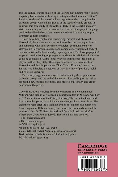 Produktbild: People and Identity in Ostrogothic Italy, 489 554