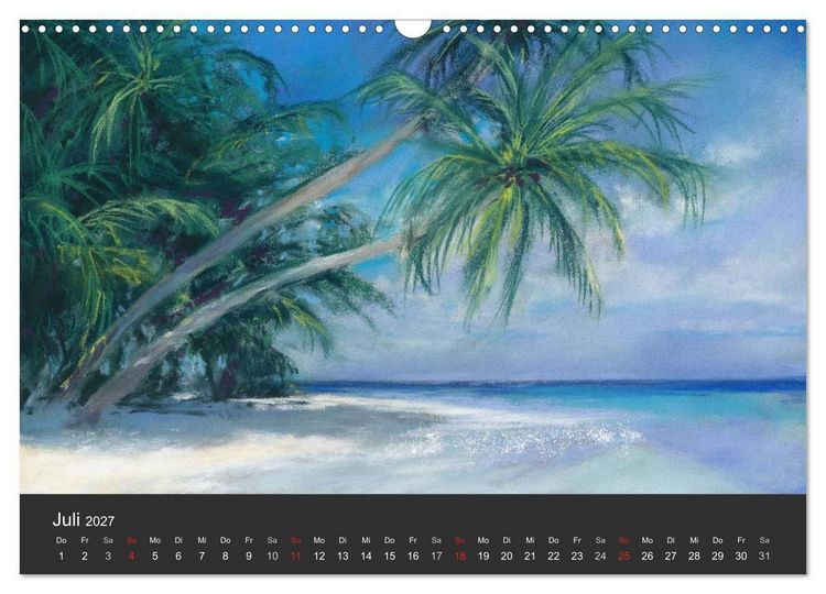 Produktbild: Landschaftspastelle (Wandkalender 2027 DIN A3 quer), CALVENDO Monatskalender