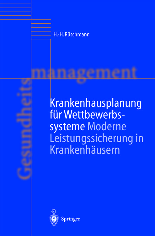 Produktbild: Krankenhausplanung f&uuml;r Wettbewerbssysteme