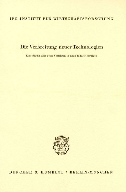 Produktbild: Die Verbreitung neuer Technologien.